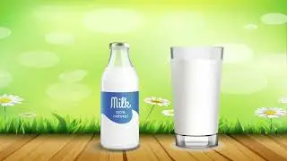 Milk Product Animation Adobe After Effects .