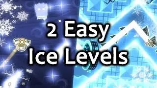 2 EASY ICE LEVELS | Violette Aroma and Silver Ridge by Platnuuu | All Coins | Geometry Dash 2.0