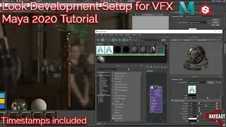 Look Development Setup for VFX - Maya Tutorial