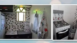como fazer kit cozinha 7 pçs com 2 metros de tecido @SandrinhaAtelie