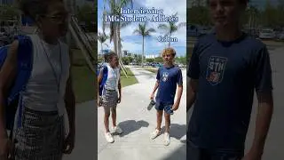 Interviewing IMG Student - Athletes - #ellasmindfulness #question #shorts #imgacademy #shorts