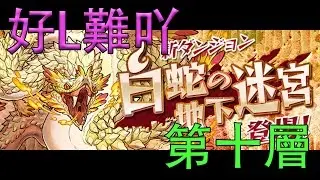 P&D白蛇迷宮第十尾層 好L難打啊 點L算吖