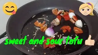 Masarap na sweet and sour tofu
