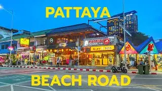 Pattaya : Walk around Beach Road , New Market