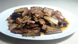 Binagoongang Baboy at Talong