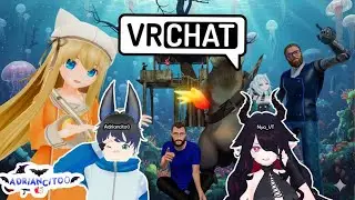 Explorando mundos en Vrchat con Nya_VT [DIRECTO RESUBIDO]  (Adriancito0) 🦇
