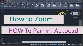 Autocad zoom in and out | Zoom & Pan command in Autocad 2021 | Tamil  | SMT