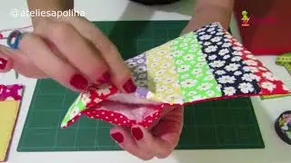 PORTA ÓCULOS FÁCIL use seus retalhos