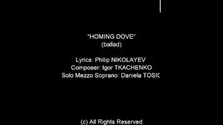 Homing Dove ballad, sung a capella by Daniela Tosic (mezzo soprano)