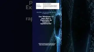 Atalho para ter mais agilidade no computador.
