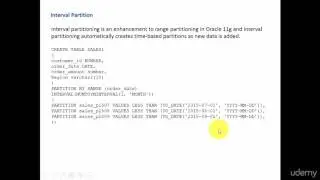 025 Interval Partition for automatic partition creation