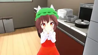 touhou chen wants to eat :)