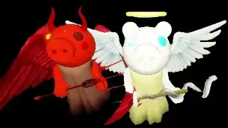 Играем в пигги. Супер баг. С Юлей и Альбинкой.