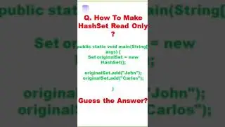 Java Collections hashset program question 