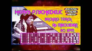 Hendrix Style Psychedelic Trip - Backing Track | Ab Mixolydian 80 BPM...Are You Experienced?
