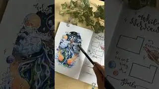 april bullet journal plan with me 2023 for my mother’s bujo 🌍✨