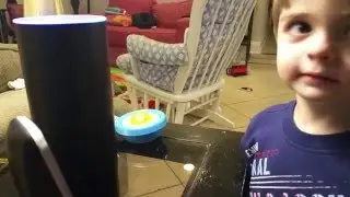 Amazon Echo Funny Toddler  Interaction! (4K)