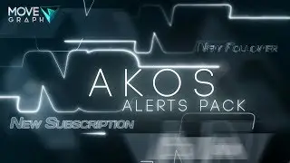 Animated Twitch Alerts Pack with Sound 💯  WHITE pack