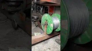 Amazing iron wire making process #metal #shorts #youtubeshorts u