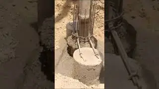 Concrete pouring for pile