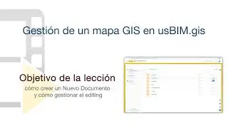 Tutorial de usBIM - Gestión de un mapa GIS en usBIM.gis - ACCA software