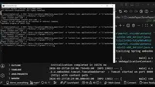 Building and testing REST API using curl and windows commandline.