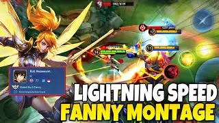 SUPER SATISFYING AND AGGRESIVE STRAIGHT CABLE?! FANNY MONTAGE!! TOP GLOBAL FANNY - Mobile Legends