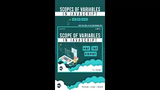Scope of Variables in JavaScript | var | let | const