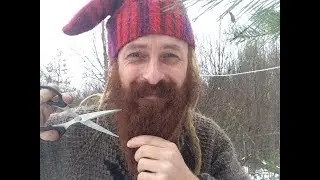 How to shave a beard to Russian Hobbit