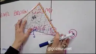 Penssiz temel beden kalıbı çizimi