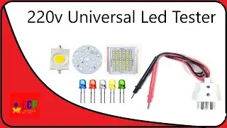 how to make 220v universal led tester
