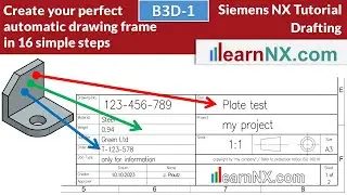 Siemens NX Tutorial | Title block template