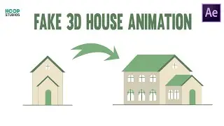 Fake 3d House Animation | After Effects Tutorial | 3D House Animation