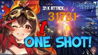 AMBER DPS Spiral ABYSS Floor 9 F2P Team Genshin Impact