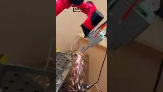 Лазерная сварка роботом #welding #сварка