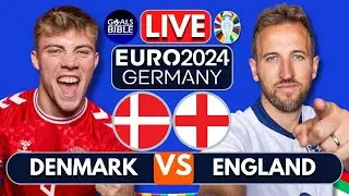 🔴DENMARK vs ENGLAND LIVE | EURO 2024 | Full Match LIVE Today