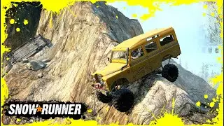 [SNOWRUNNER] SOMMET DE LA MONTAGNE EN LAND ROVER DEFENDER !!!
