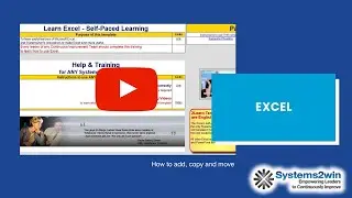 Excel: Add, Copy, Move