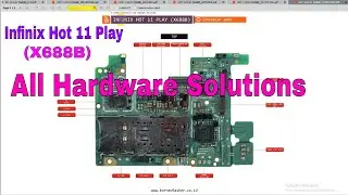 Infinix Hot 11 Play (X688B) All Hardware Solutions | Charging, USB, Display Diagram jumper Solution