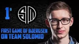Bjergsen's First Competitive Game on TSM