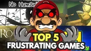 TOP 5 Frustrating Games, I Dare You To Play Continuosly 🕹️