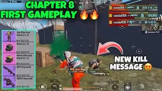 Metro Royale Chapter 8 First Gameplay With New Kill Message  / PUBG METRO ROYALE CHAPTER 8