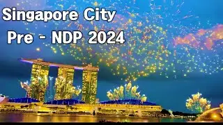 Explore Marina Bay Singapore | Pre-NDP 2024 Celebrations | Fireworks In Singapore On A Walking Tour