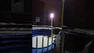 Wankhede Stadium Lights works Done #ganpatidecoration #worldcup #theme
