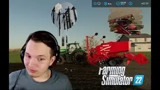 Farming Simulator 22 #7 Оборудование для картофеля (Аномальное поле / Пшеничные проблемы / Ветряки)