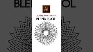 Adobe illustrator Weird Trick ( Adobe illustrator blend tool )