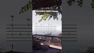 ASSASSIN'S CREED Odyssey Main Theme on Guitar 1/2. TABS GuitarMe School | A. Chuiko #GuitarMe #Tabs