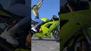 Мотодевушка,кавасаки