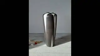 Ruscha Keramik, Montblanc Series, Modernist Monochromatic Palette 861 Vase, 1960s