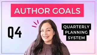Author goals for Q4 using HB90 | quarterly planning system